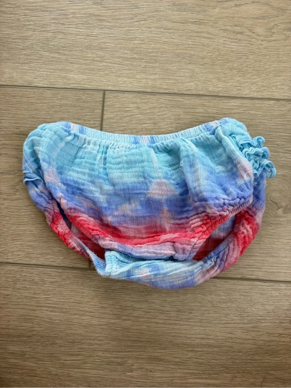 Angel Dear Tie-Dye Girls Sundress & Bloomers Set - Red, Blue, Light Blue